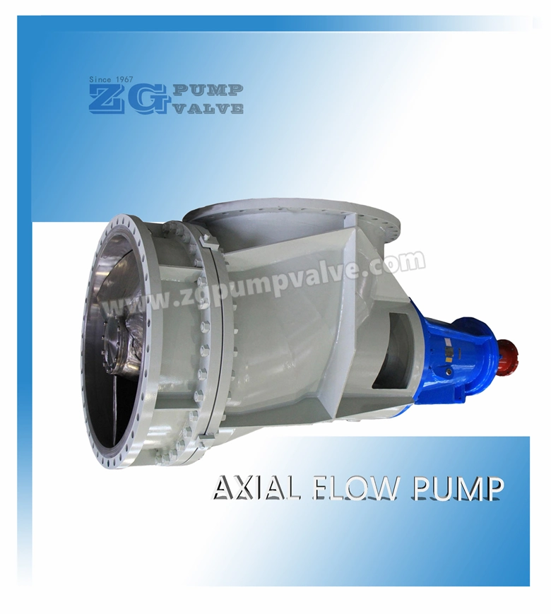Horizontal Big Flow Rate Chemical Duplex Stainless Steel Titanium Monel Forced Circulation Propeller Elbow Axial Flow Pump for Evaporators and Mvr and Zld