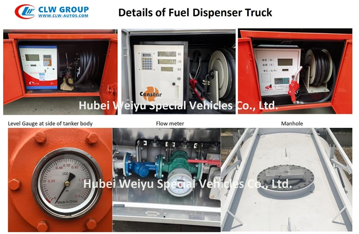 Dongfeng HOWO 5tons 8tons Fuel Dispenser Refueling Tanker Truck for Philippines