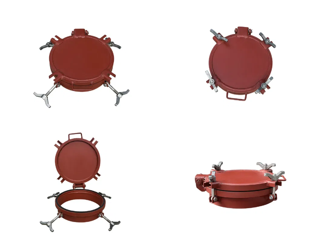 Customizing 4-6-Claw Quick Open Steel Manhole Cover Chemical Sulfuric Acid Tanker, Sanitary Tank Lid