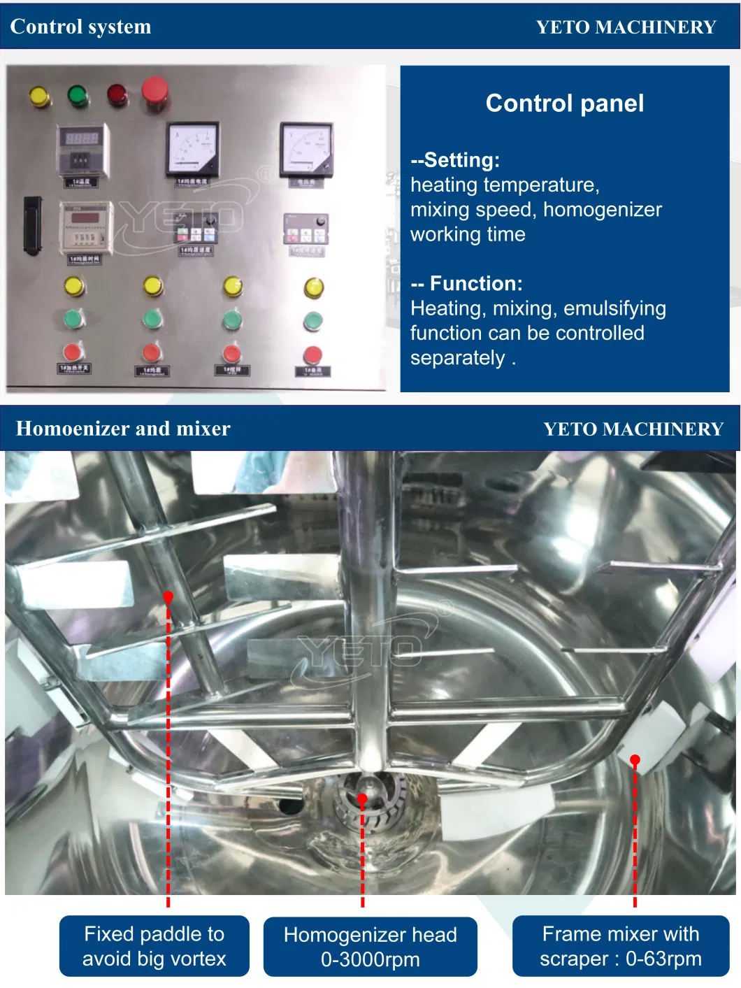 Factory Price 500L Liquid Soap Making Machine Electric Heating Homogenizing Mixer Tank