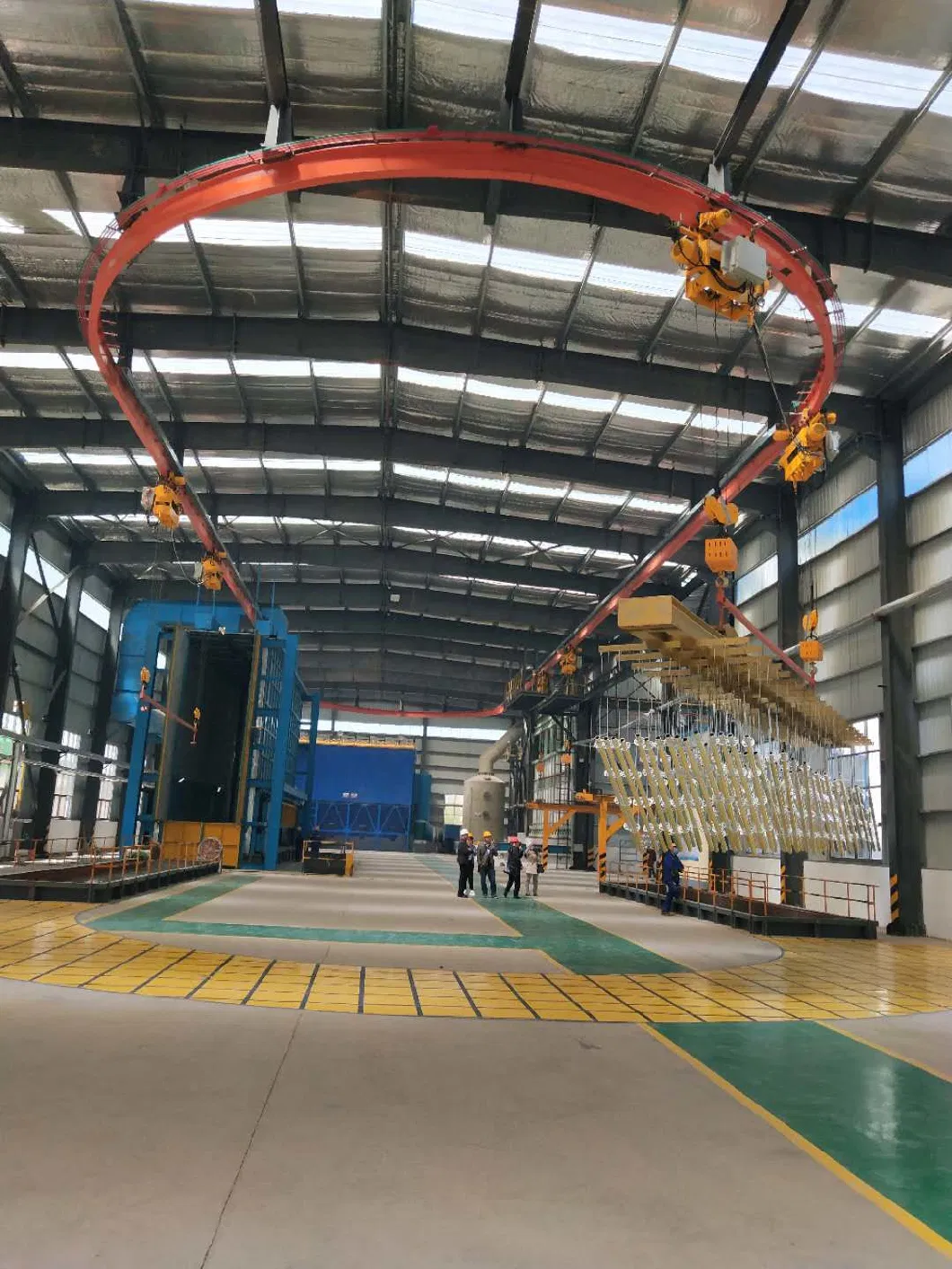 Steel Construction Zinc Coating Hot DIP Galvanizing Production Line