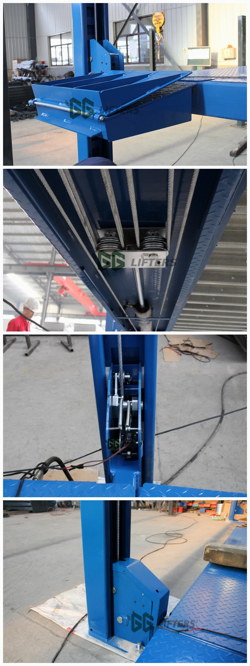 Car elevator parking systems car platform lifting vertical lift