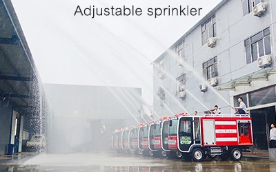 Water Foam Fire Fight Truck Fire Rescue Fog Cannon Spray Truck