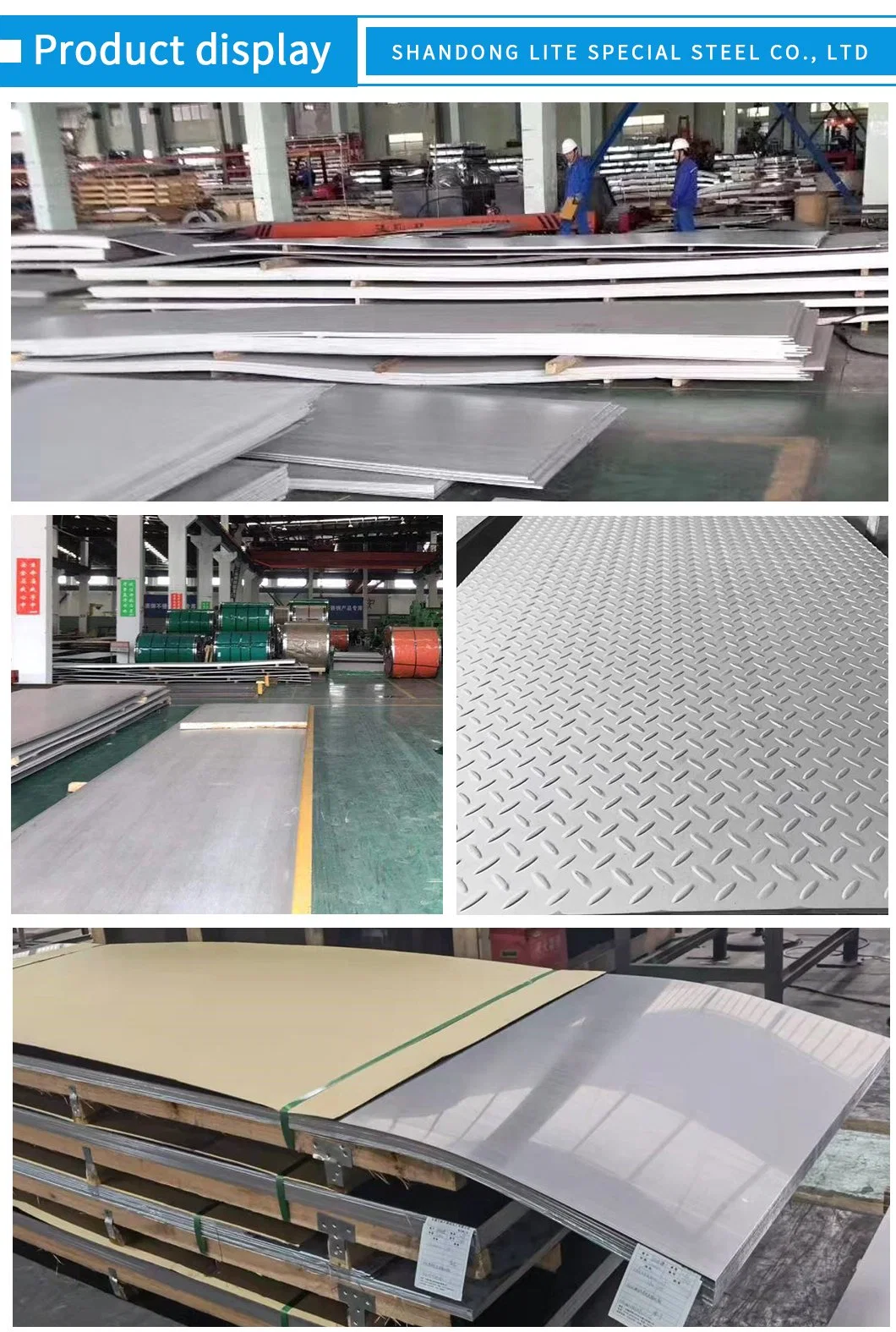 ASTM SUS 201/304/316/316L/2205/1.4529/1.4462/1.4501 Stainless Steel Plate/Sheet Used for Window Frame/Column Shell