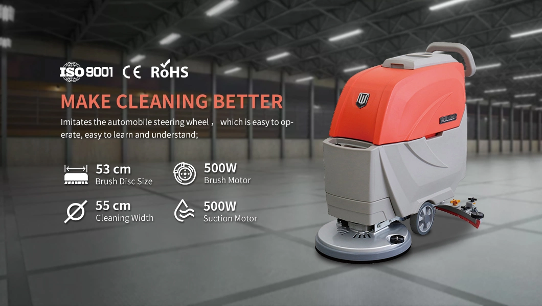 Commercial Hand Push Floor Cleaning Washing Machine Cleaning Equipment Floor Scrubber