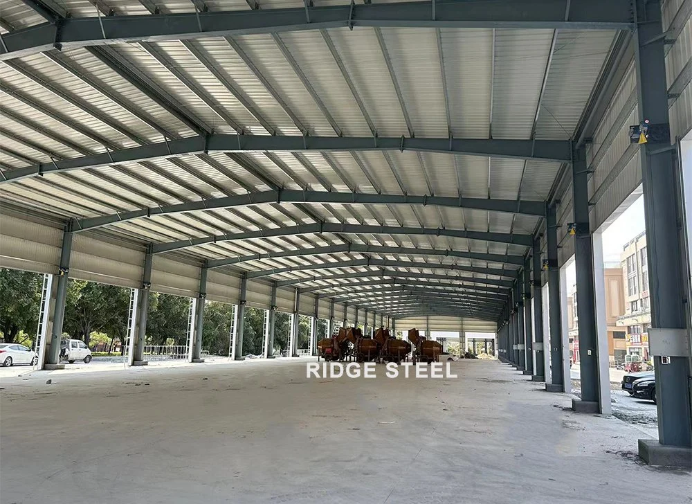 Prefab Workshop Industrial Shed Metal Frame Warehouse Shed Prefabricated Steel Structure Price