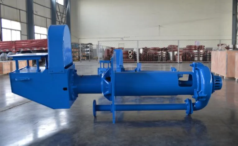 Single Suction Single Stage Vertical Semi-Submersible Pit Drainage Mine Industry Submersible Drain Slurry Pump Pulp Sewage Mud Gravel Sand Pump