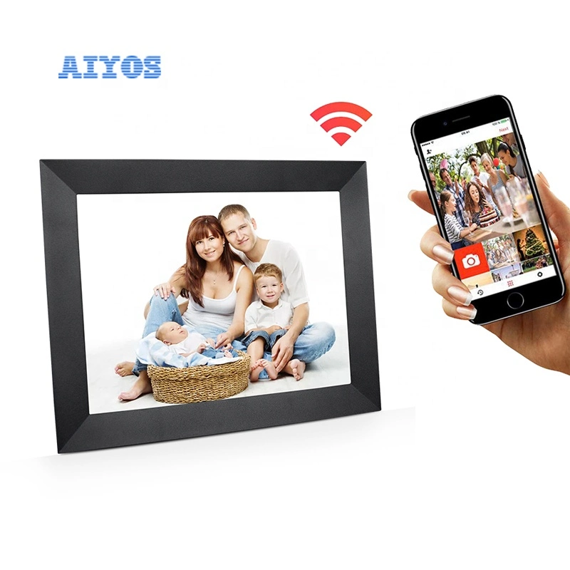 Wholesale Price Aiyos 7inch Video Digital Picture Frame 800*480pixels Support Video/Music/Photo Playback Digital Photo Frame