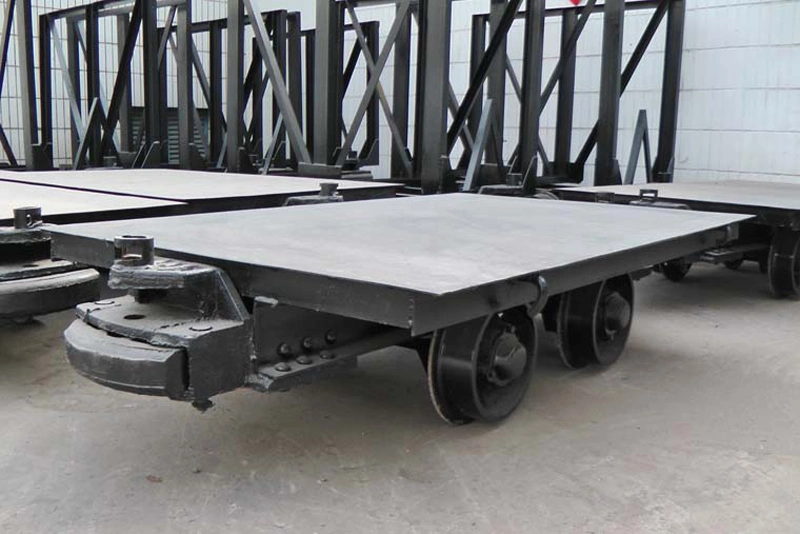 Underground Coal Mine Mining Flatbed Car with 1-15ton Loading Capacity