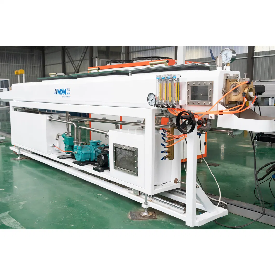 HWYAA Full Automatic Inlaid Flat Drip Irrigation Pipe Tape Production Line 16-20 mm Flat Emitter Extruder Machine