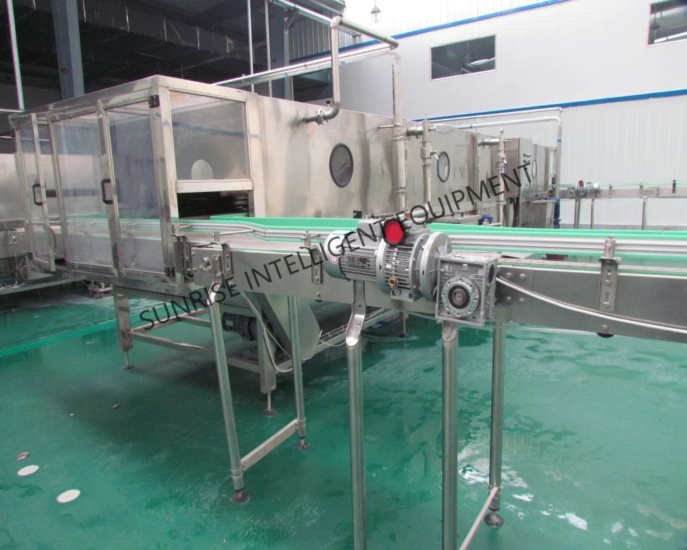 Continuous Spray Sterilizer Glass Bottle Sterilizer Cooler and Warmer