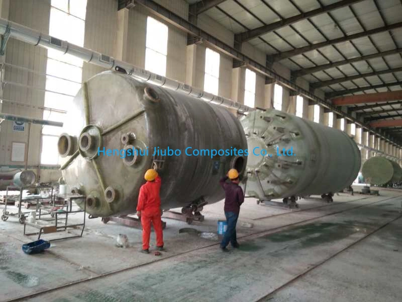 FRP Fiberglass Sulfuric Acid H2so4 Storage Tank Vessel