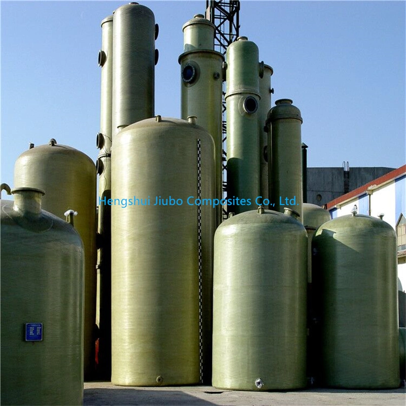 FRP Fiberglass Sulfuric Acid H2so4 Storage Tank Vessel