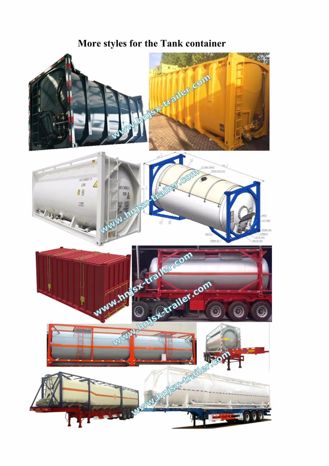 40/20feet Chemical Liquid ISO Storage Tanker/Tank for Sulfuric/Hydrochloric Acid Transporting