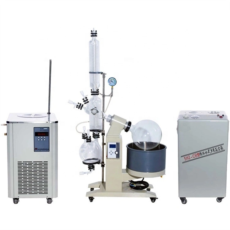 Rotary Evaporator System with Chiller and Vacuum Pump (10L to 50L)