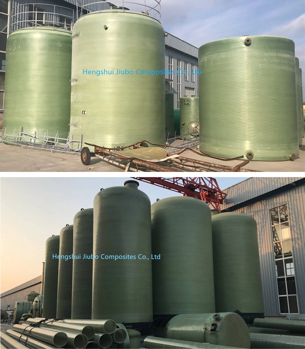 FRP Fiberglass Sulfuric Acid H2so4 Storage Tank Vessel