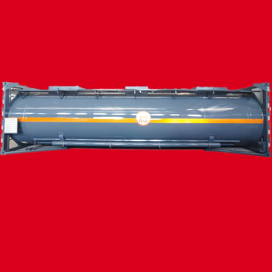 30FT Un 2031 Portable Tank for Corrosive Concentrated Nitric Acid Hno3 (Pure Aluminium Tank 22CBM)