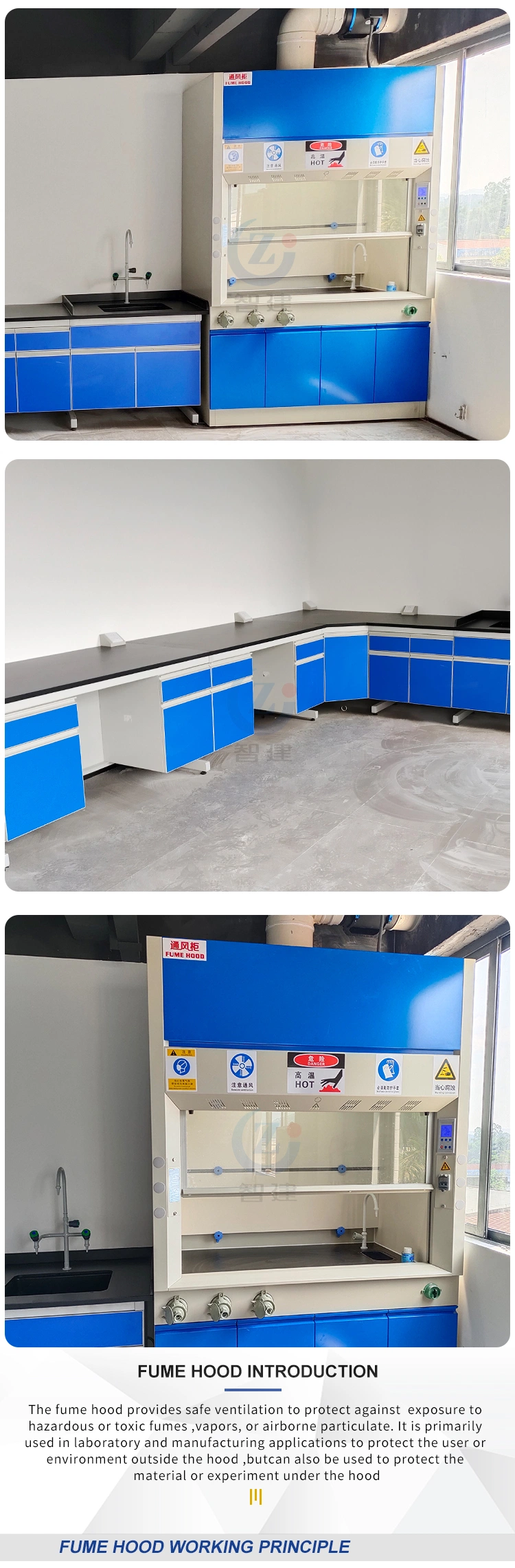 Extractor Welding Fume Arms Round Hood Acid Resistant Fume Hood