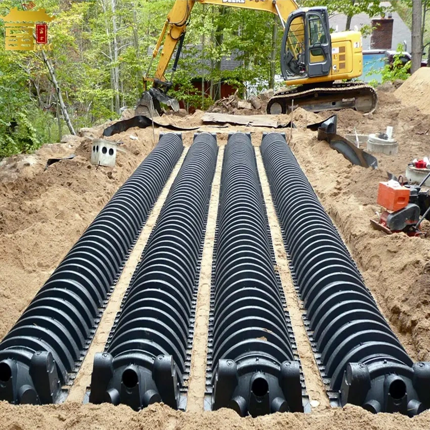 HDPE Bio Underground Sewage Drain System Infiltrator Tunnel Length 1150mm