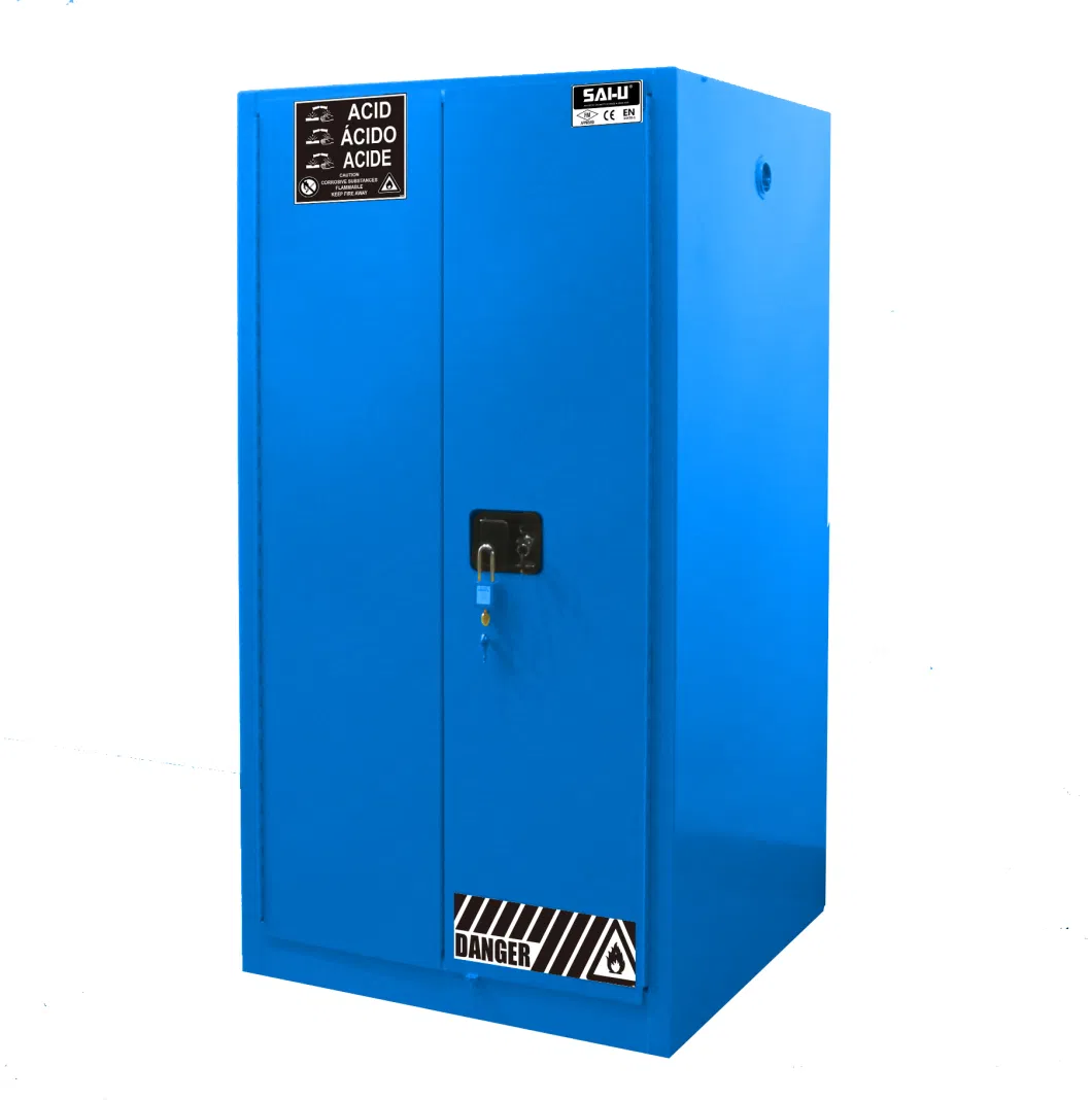 Sai-U 60 Gal Corrosive Storage Cabinet for Weak Acid FM CE