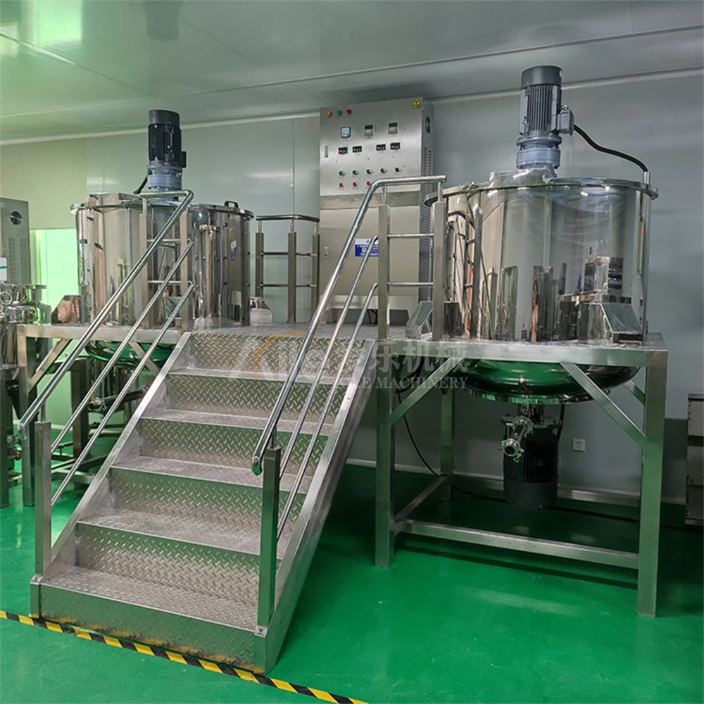 1000L/2000L/5000L Liquid Soap Detergent Shampoo Making Machine Cosmetics Homogenizer Mixing Tank Agitator