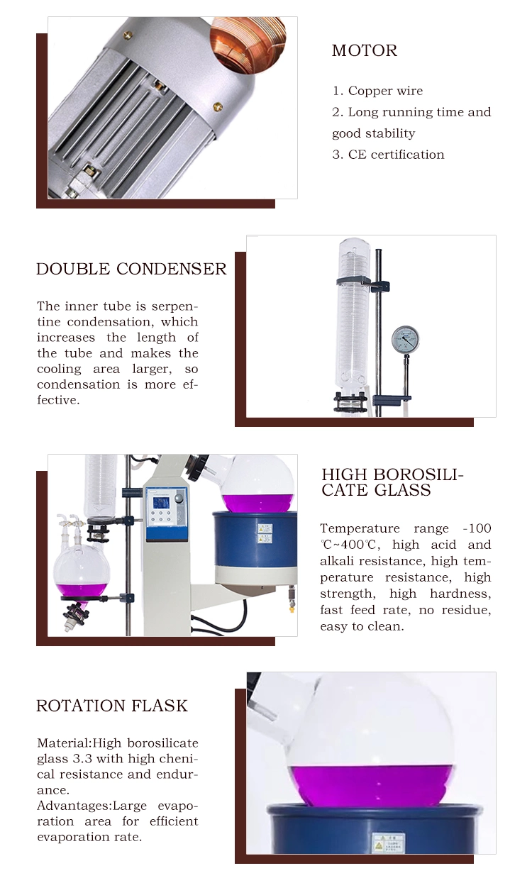 Stainless Steel Industrial Multi-Effect Rotary Vacuum Evaporator System