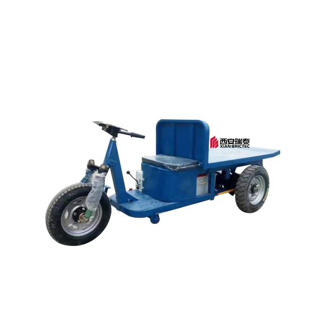 Power Recharge Electric Tricycle Cargo with Three Wheels for Bricks Loading High Efficiency Bricks Carrying Cars