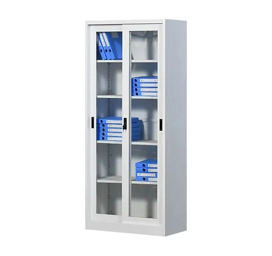 China Top Sale Sliding Glass Door Cupboard File Cabinet for Office