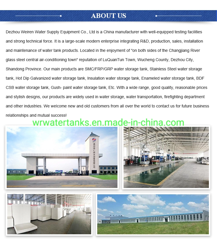 High Quality Anti Rust Stainless Steel Water Tank