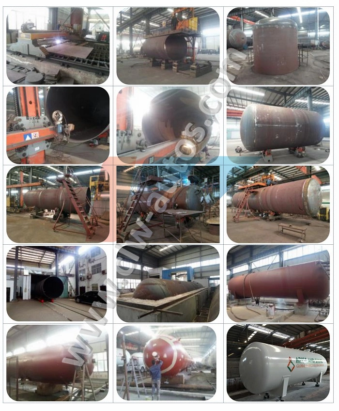 50cbm 25tons Antirust Asphalt Glass Fiber Painting Anticorrosive Buried Under Ground LPG Gas Storage Tank for Underground LPG Gas Station