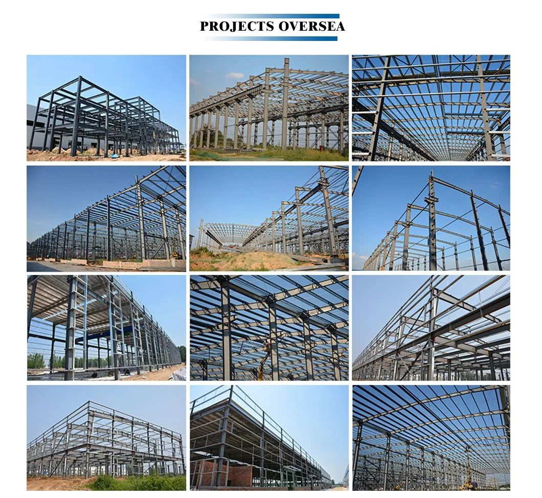 Factory Price High Rise Prefabricated Steel Structure Construction for Peb Metallic Warehouse Workshop Hangar Shed Building Fabrication