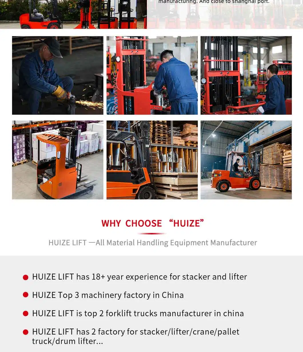 1t Fork Lift with Paper Reel Clamp Attachment Stacker