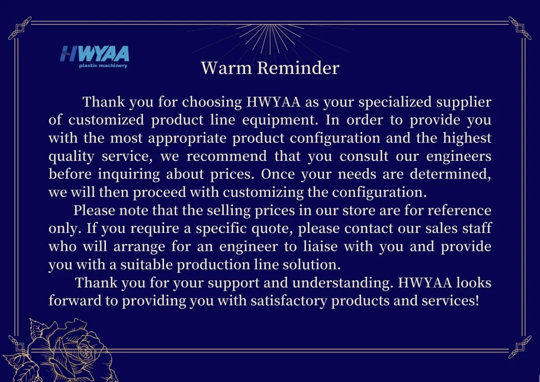 HWYAA Full Automatic Inlaid Flat Drip Irrigation Pipe Tape Production Line 16-20 mm Flat Emitter Extruder Machine