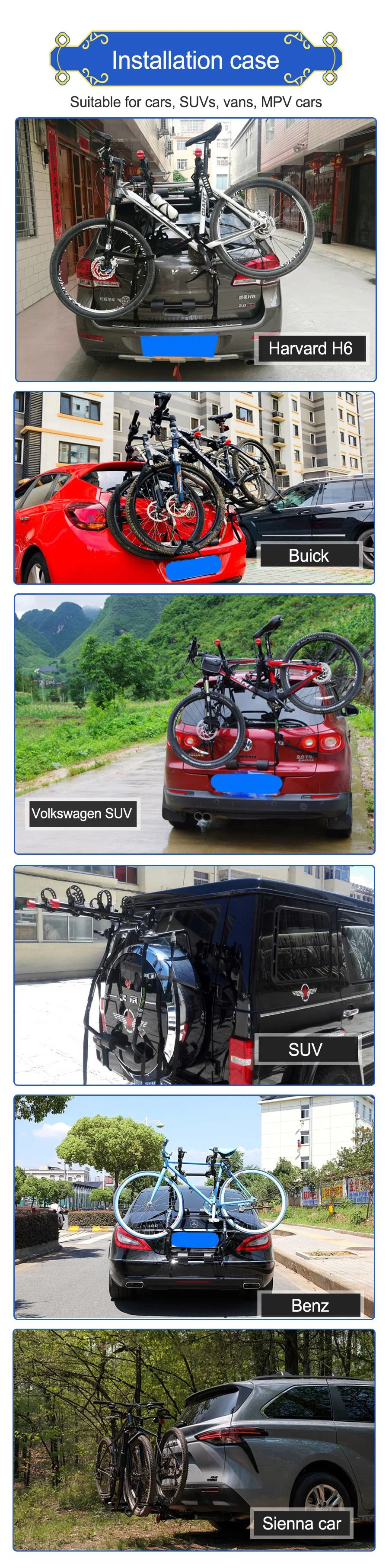 New Bike Carrier Rack Customized Smart Standwell Aluminum Rack Bike Luggage Carrier