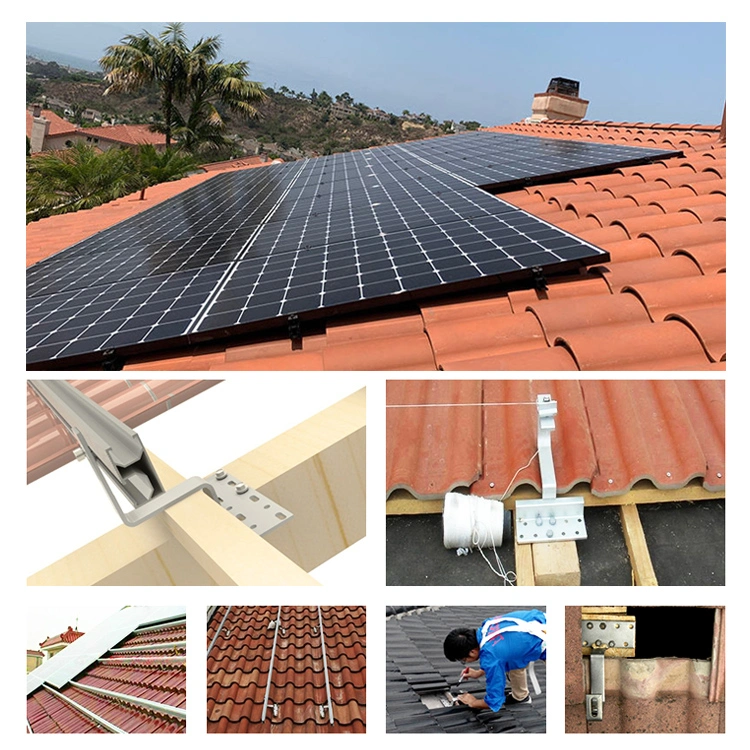 Aluminium Solar Hook Solar Mounting Solar Tile Roof Hook