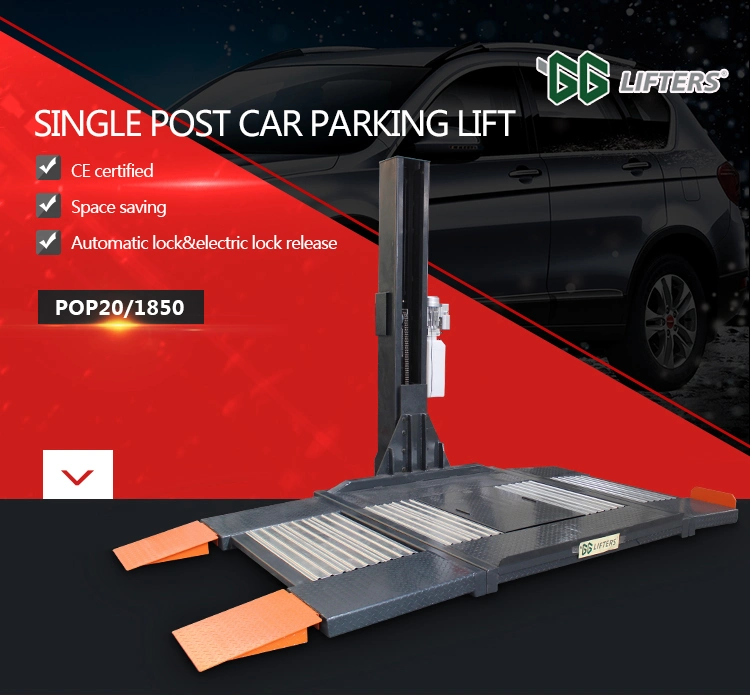 hydraulic lift one post garage equipment/lift platform