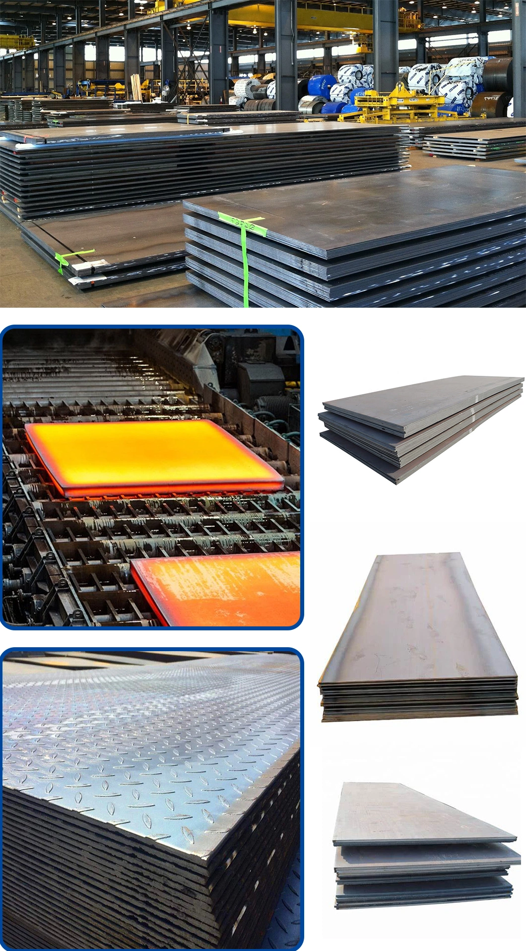 Hot Rolled Shipbuilding Carbon Steel Plate 6mm 8mm 9mm 12mm Black Surface Iron Ship Cold Rolled Steel Coil 1mm Thickness Plate