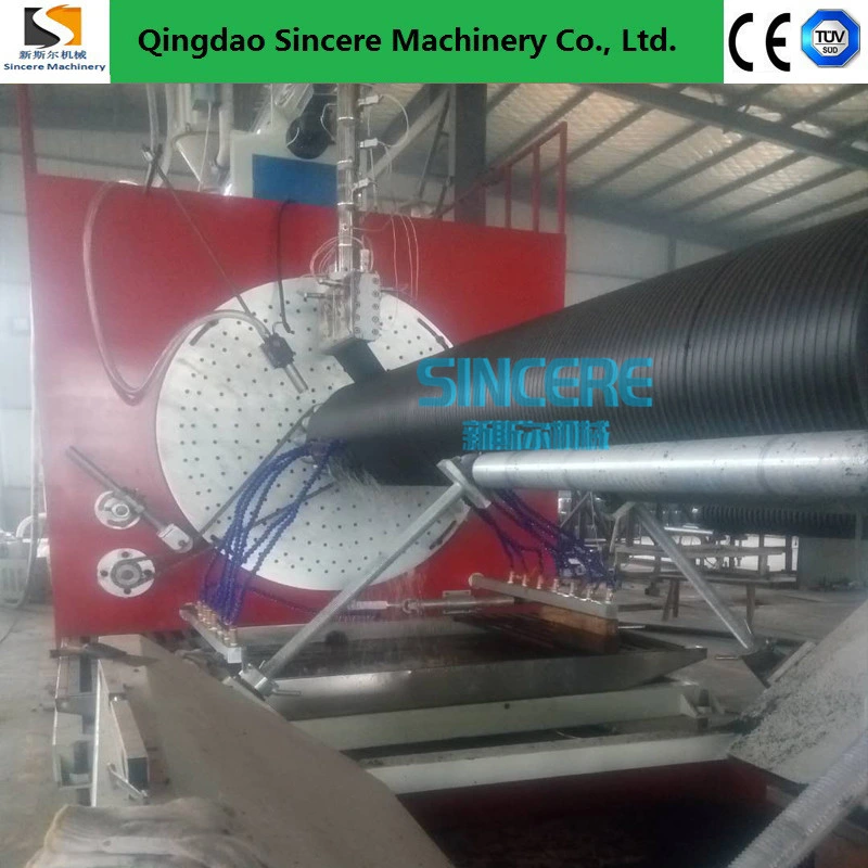 PE/HDPE/PP Spiral Winding Water Storage Tank Wells Pipes Extruding Production Machine Line
