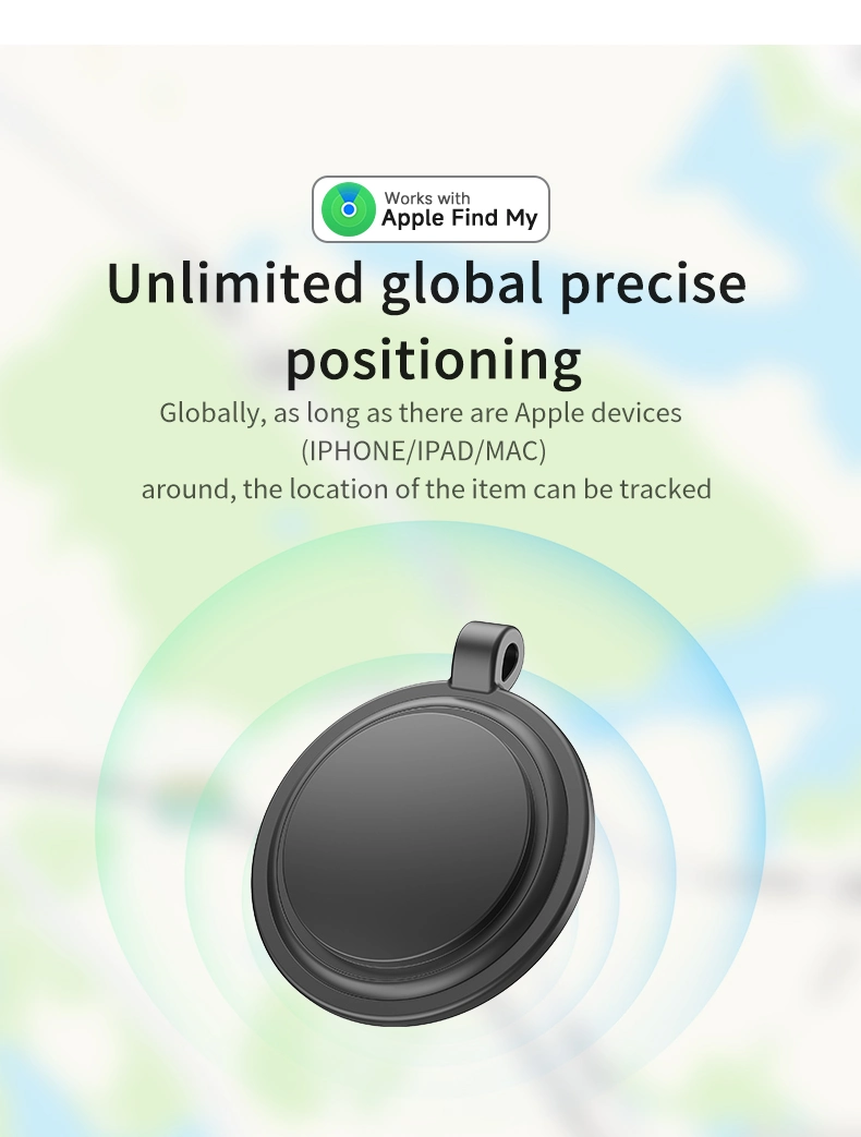Mfi Certified Ios System General Itag for Apple Precise Positioning Tracking Unlimited Distance Anti-Lost Device