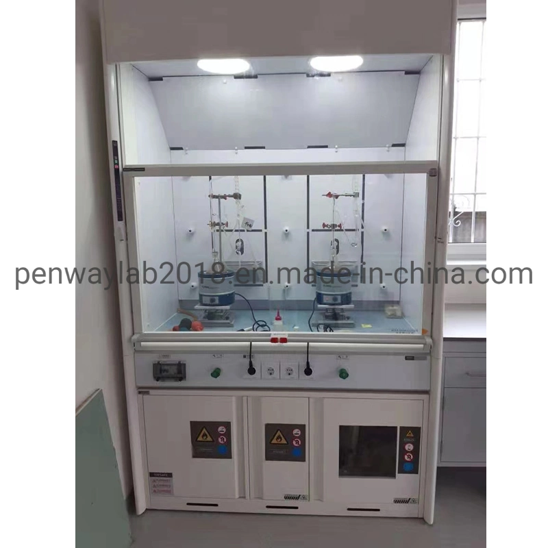 Painted Acid Alkali Experiment Fume Hood with Gas Treatment System