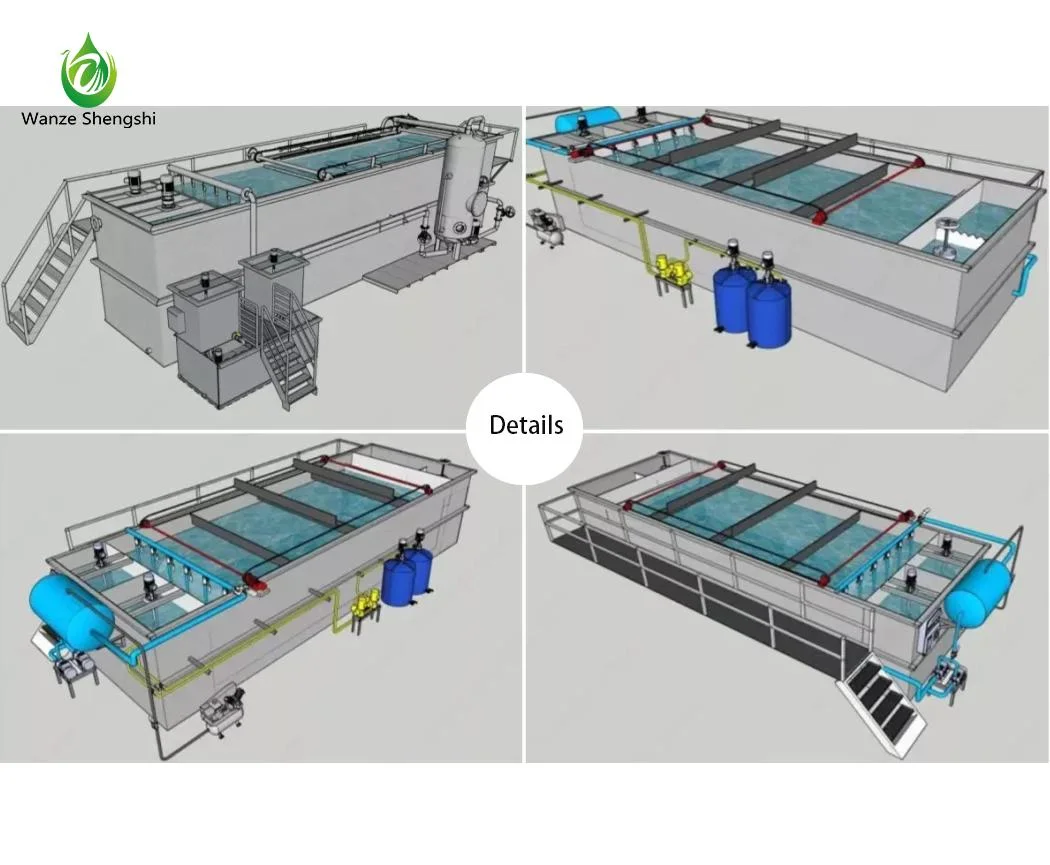 Industrial Wastewater Treatment Daf System Dissolved Air Flotation