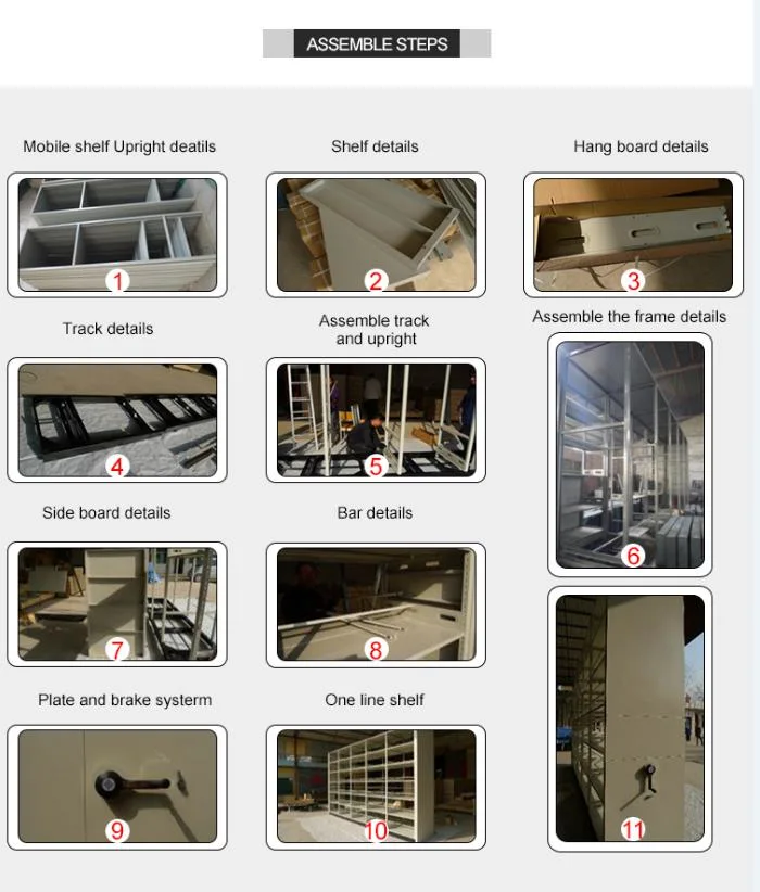 File Storage Moving Compact Shelving System