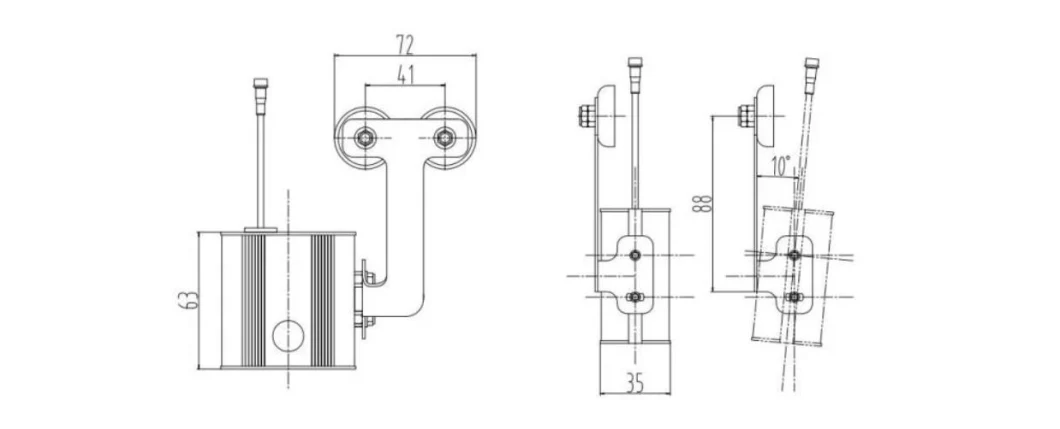 Forklift Laser Guide System Forklift Laser Tine Guidance for Cargo Safety Sonic Vibration Circuit Powers on with Forklift