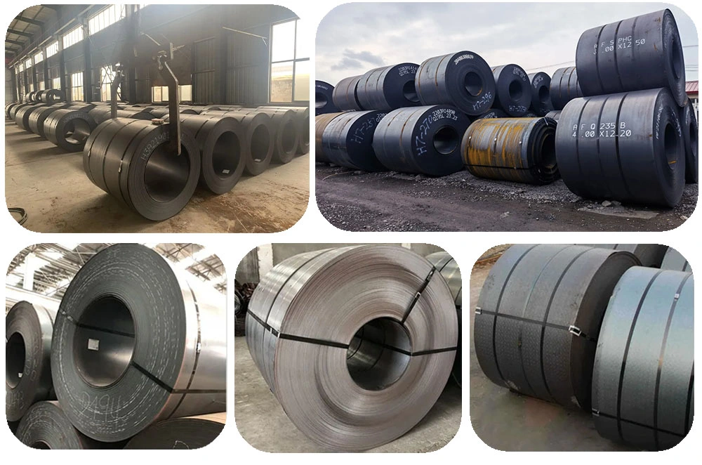 Customized Size ASTM AISI SUS DIN Q195 Q235 Q235B Q345 Q345b Ss400 A36 1075 HRC Cold/Hot Rolled Carbon Steel Coil