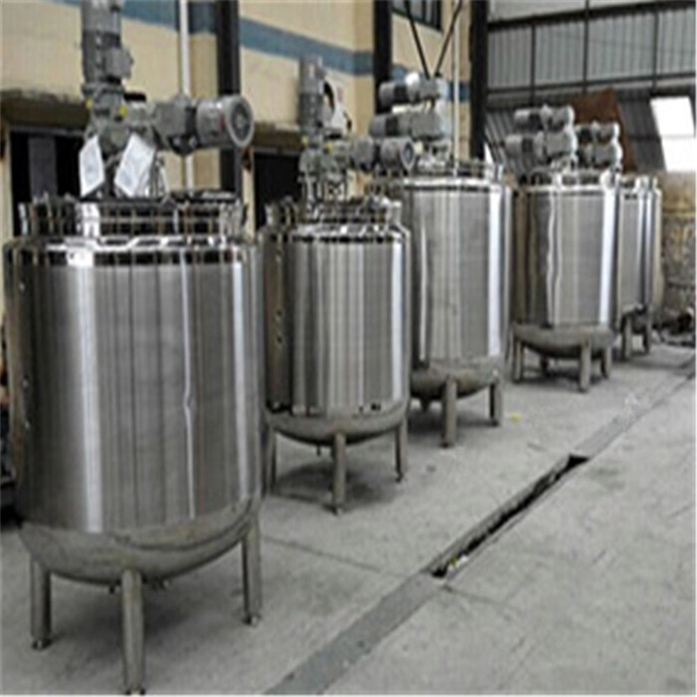 Stainless Steel Half Open Lids Heating Mixing Pressure Tank Factory