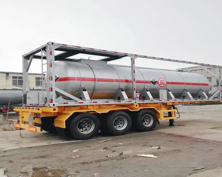 30FT Hno3 Container Tanks for Transport Nitric Acid 98% Concentration (Purity Aluminum 12mm Tank UN 2031)