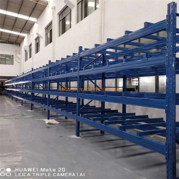 Semi-Open Warehouse Heavy Duty Drawer Type Mold Rack with Crane
