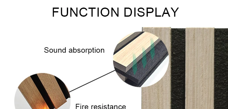 Latest Style Size Customized in Stock Wood Veneer Acoustic Panel for in Door Decoration