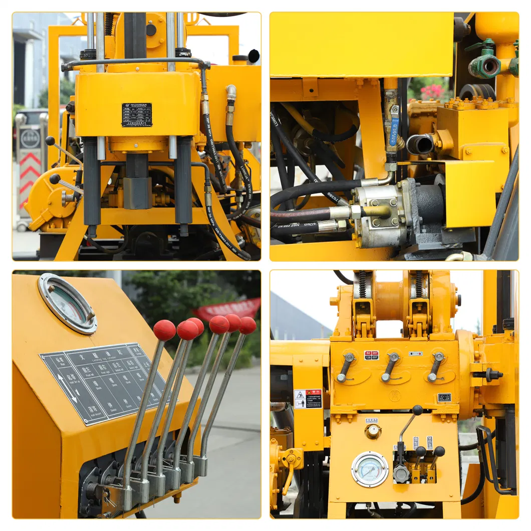 High Speed 0.95m/S Reel Lifting Speed Hydraulic Truck Mounted Drilling Rig