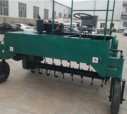 Gate Mushroom Fertilizer Compost Turner Machine